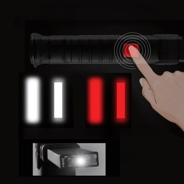 ЛАМПА ДЛЯ МАСТЕРСКОЙ РАБОЧАЯ ЛАМПА USB 5в1 СВЕТОДИОДНАЯ ЛАМПА С МАГНИТОМ-КРЮКОМ ЛЕГКАЯ ПРОЧНАЯ