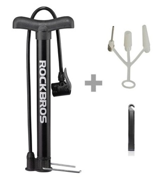 ROCKBROS MOCNA POMPKA ROWEROWA DO ROWERU SKUTERA PIŁKI METALOWA Z IGŁĄ HQ