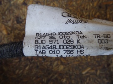 AUDI TT 8J 06-14 SVAZEK INSTALACE DVEŘE LEVÝCH LEVÝ 8J0971029K