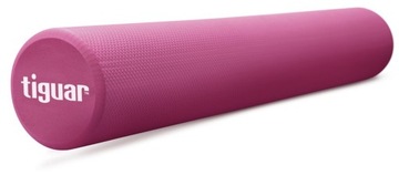 TIGUAR PILATES JOGA ROLLER WAŁEK GŁADKI ŚLIWKA 90cm X 15cm