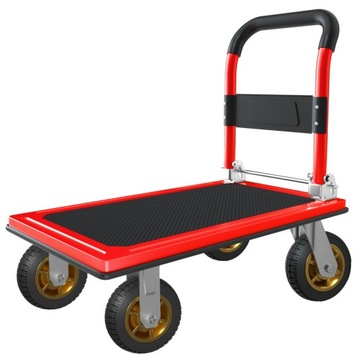 СКЛАДСКАЯ ПЛАТФОРМА ПЕРЕДОВОЧНЫЙ ТОРМОЗ НА 2 КОЛЕСА 550 кг СВЕРХКОЛЕСНЫЕ КОЛЕСА