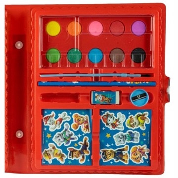 Набор письменных принадлежностей Paw Patrol, 52 предмета, краски, мелки, фломастеры