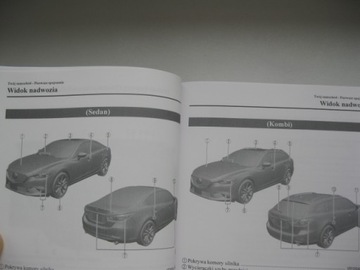 Mazda 6 14-16 Руководство пользователя Mazda 6 GJ на польском языке