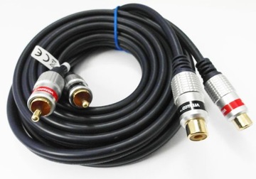 przedłużacz 2x RCA (chinch) 5,0m VITALCO HQ