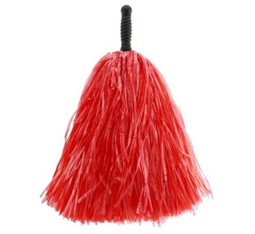 POMPON TANCERKI CHEERLEADERKI CZERWONY