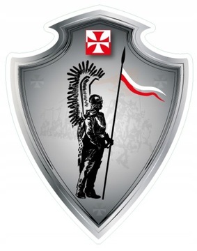 Husaria NAKLEJKA Husarz Polski L