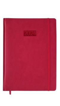 Kalendarz TERMINARZ 2024 A4 tygodniowy Lux gumka registry