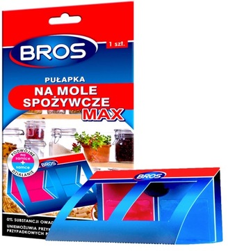 BROS PUŁAPKA NA MOLE SPOŻYWCZE MAX LEP FEROMONY