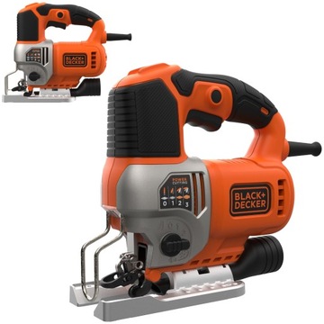 Black & Decker Wyrzynarka sieciowa do drewna metalu 650W BES610 brzeszczot