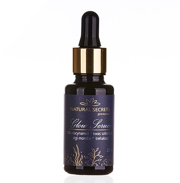 NATURAL SECRETS AKTYWNE SERUM KORYGUJĄCE GLOW SERUM 20ML