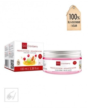 Peeling do dłoni - aksamitne dłonie, 100 ml, GoCranberry, NOVA KOSMETYKI