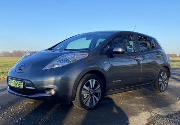 Nissan Leaf I Hatchback 5d Facelifting Elektryczny 109KM 2017 Nissan Leaf 30kWh,VAT23, bardzo bogato wyposaz..., zdjęcie 1