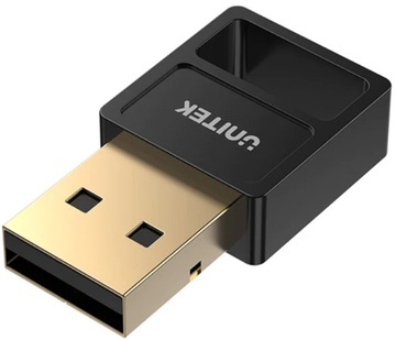 Bluetooth-адаптер Unitek v 5.3 BLE EDR USB-A черный, до 7 устройств, 30 м