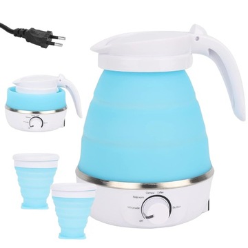 CZAJNIK ELEKTRYCZNY 2x kubki SKŁADANY 0,6L 1000W