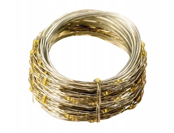 СОЛНЕЧНАЯ ГИРЛЯНДИЯ 12м САДОВАЯ ПРОВОДНАЯ ЦЕПЬ 100 LED