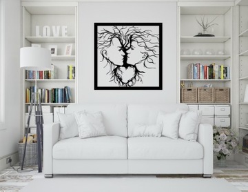 Ажурная картина Настенное украшение 3D Панно Лица