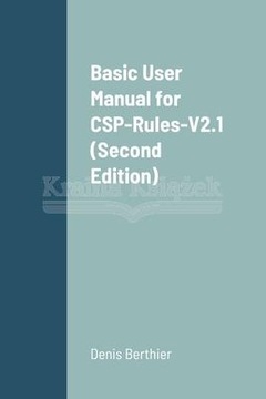 Basic User Manual for CSP-Rules-V2.1 (Second