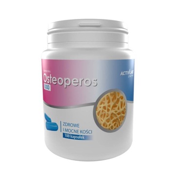 ActivLab OSTEOPEOS 1000mg MOCNE ZDROWE ZĘBY KOŚCI 100 kaps.