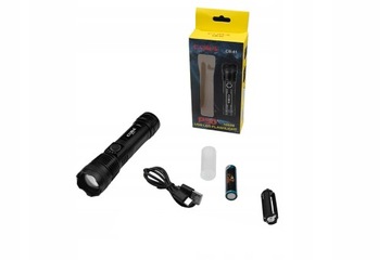 LATARKA TURYSTYCZNA COBA XHP50 WOJSKOWA 18650 LED