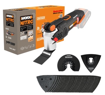 Narzędzie wielofunkcyjne Sonicrafter WORX WX693.9 NITRO PowerShare