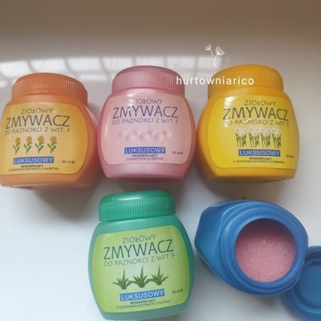 ZMYWACZ DO PAZNOKCI Z GĄBKĄ 50ml ACETONOWY Z WIT.F
