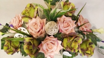 Цветы для могилы FLOWERBOX тростник COMPOZYCJA различные