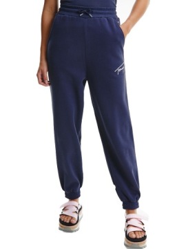 TOMMY HILFIGER DAMSKIE SPODNIE DRESOWE NAVY r. S
