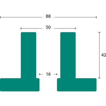 Губки для поворотного держателя головки ручки AXMINSTER 103670