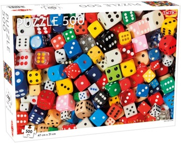 Tactic Puzzle 500el Kości do Gry