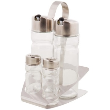 Бохо набор масла и уксуса для поваренной соли и перца LOFT
