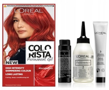 КРАСКА ДЛЯ ВОЛОС LOREAL COLORISTA С VITAE CARE И СИЯНИЕМ ЯРКИМ