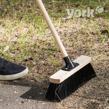 Miotła 30 cm szczotka ulicówka zmiotka ogrodowa do zamiatania YORK