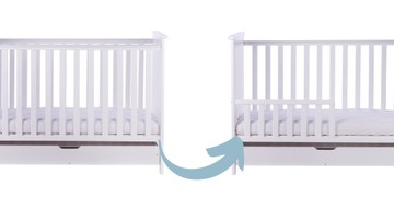 КРОВАТЬ-ТРАФФЛ 2-в-1 деревянная COSY FOX с ящиком