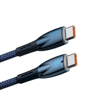 КАБЕЛЬ BASEUS STRONG USB-C КАБЕЛЬ ДЛЯ БЫСТРОЙ ЗАРЯДКИ TYPE-C PD 100 Вт QC 5A 2M