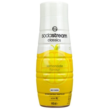 SYROP KONCENTRAT SODASTREAM LEMONADE LEMONIADA ZERO CUKRU 440ML 9L NAPOJU