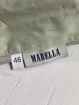 22 koszula zielona wiązana nowoczesna kołnierzy urocza Marella M bawełniana