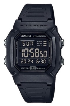 Sportowy zegarek męski Casio W-800H Stoper Alarm Podświetlany WR100