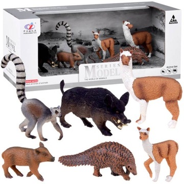 Figurki egzotyczne ZWIERZĘTA Mini ZOO SAFARI