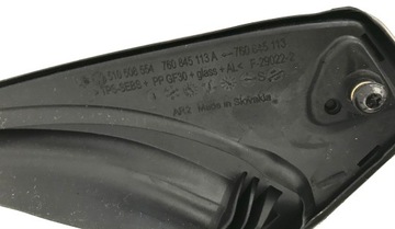 VW TOUAREG III SZYBA TRÓJKĄT PRZÓD LEWA 760845113A