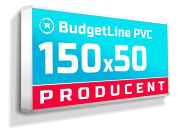 Kaseton reklamowy LED Budget Line PVC 150x50cm