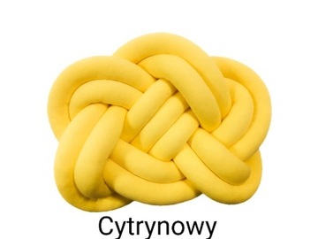 Тканая подушка KNOT PILLOW узел цвета