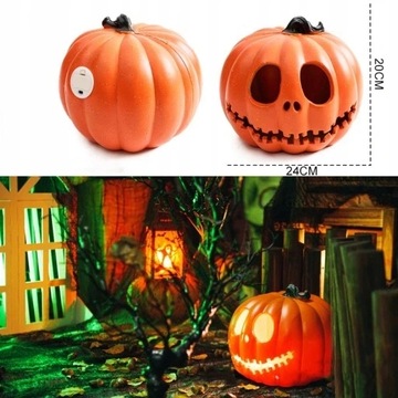 HHalloween interesujący dekoracja lampy dyniowej