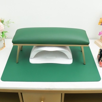 Подлокотник для ногтей Удобный столик Подушечка для рук Премиум Маникюр Светло-серый