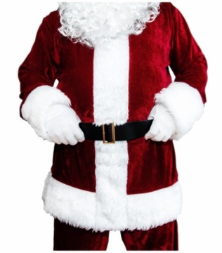 ВЕЛЮРОВЫЙ САНТА-МОРОЗ БОРДОВЫЙ + РУКАВ 10 шт. ЧЕХОЛ + КОНФЕТНАЯ СУМКА