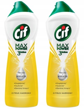 Cif Max Citrus Harmony mleczko zestaw 2 x 1001g