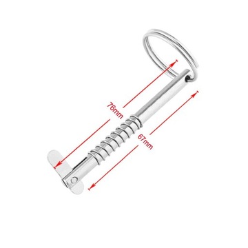 2x 1x шариковый стопорный штифт из нержавеющей стали