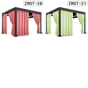 Занавески для террасы 155x200 садовой занавес с водонепроницаемым туннелем