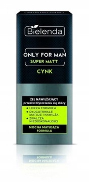 BIELENDA ONLY FOR MEN NAWILŻAJĄCY ŻEL SUPER MAT