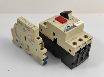 GV2M05 0,63-1A WYŁĄCZNIK OCHRONNY SILNIKA 0,25kW + STYK POMOCNICZY 1NC+1NO