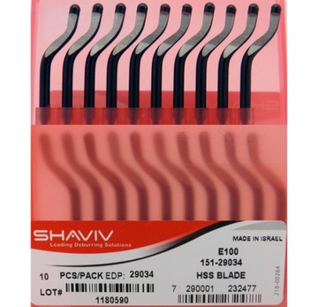 10x Ostrze do gratownika E100 Shaviv Ostrza HSS !